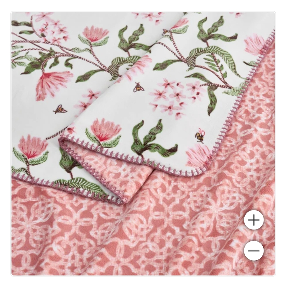 Casual Living Reversible Luxe Plush Throw